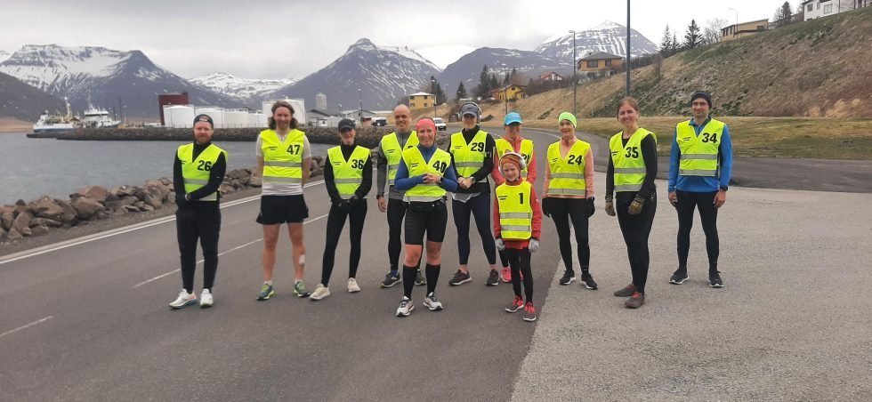 1. maí hlaup Launafls og Krabbameinsfélag Austfjarða úrslit