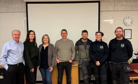 Fulltrúar Launafls og Verkmenntaskóla Austurlands